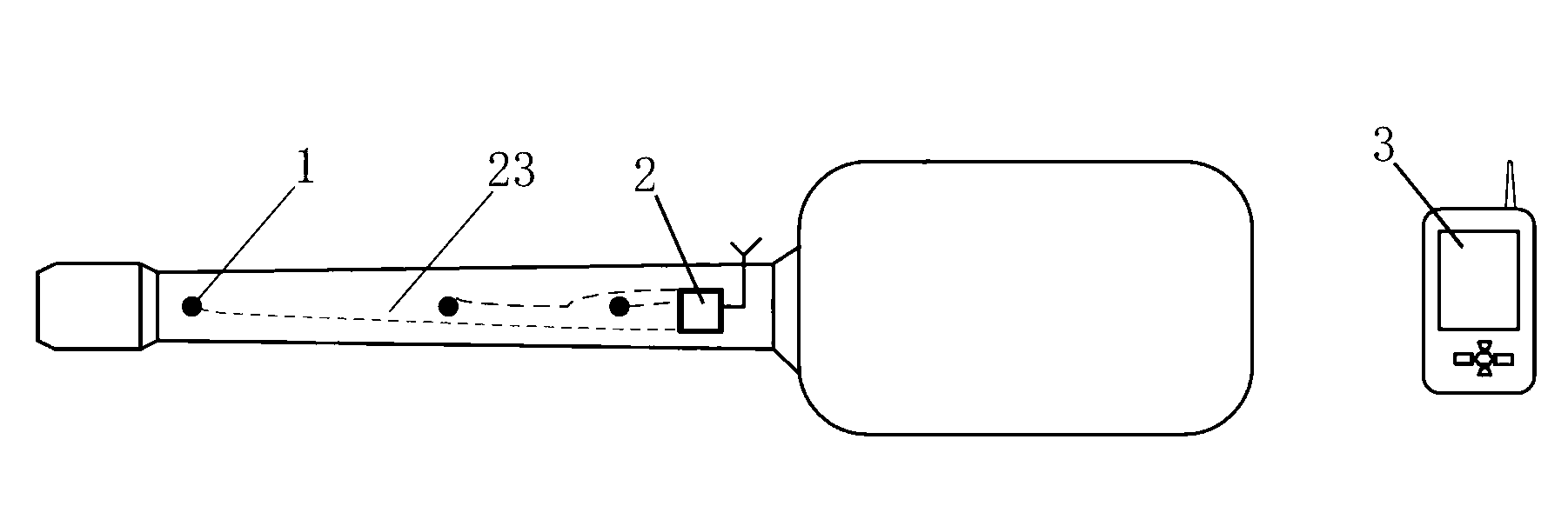 System and method for measuring gun barrel surface temperature in moving state