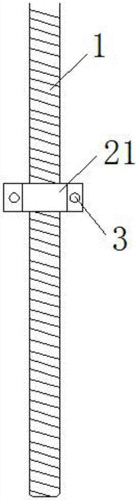 Rapid locating and assembly nut for screw rod