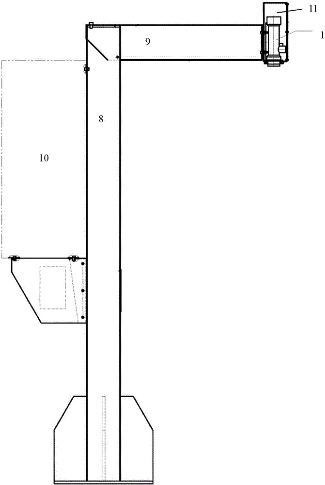 Automatic unmanned target reflection spectrum characteristic observation system