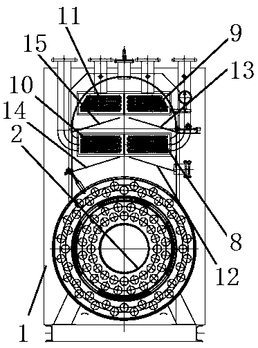 Compact efficient vacuum boiler