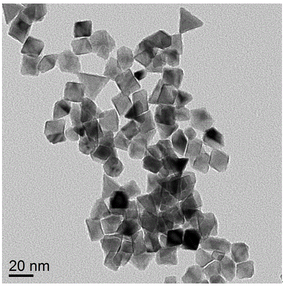 Polyhedral Pd-Pt alloy nano catalyst and preparation method and application of nano catalyst