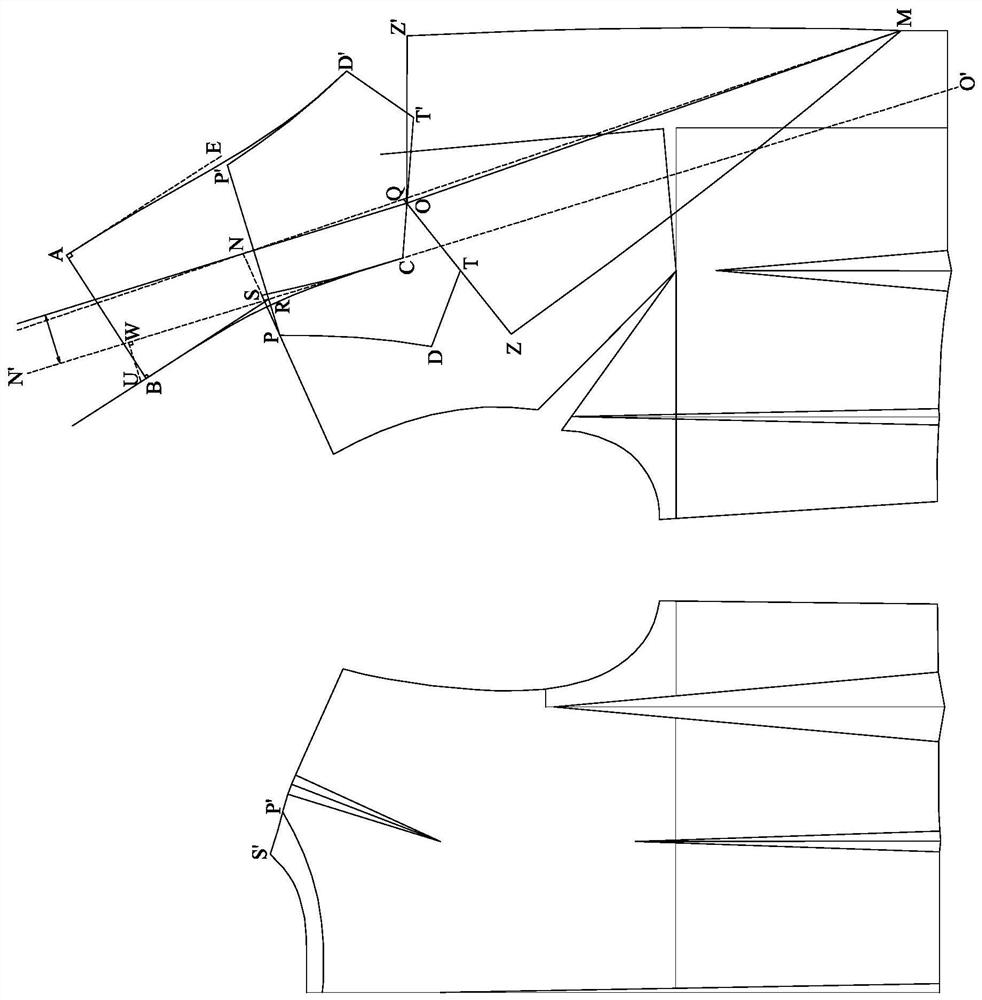 Plate-making method of one-piece lapel collar