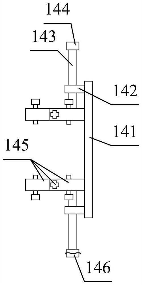 Supporting device for shakeable shaped aluminum template of concrete filled wall