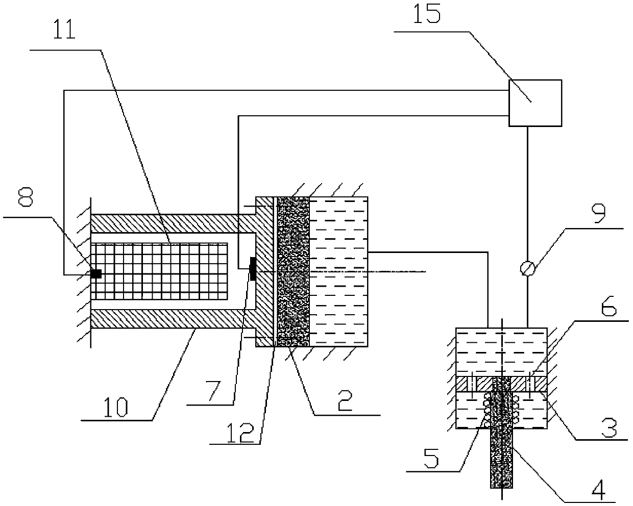 A self-locking clamping device based on thermally induced linear expansion