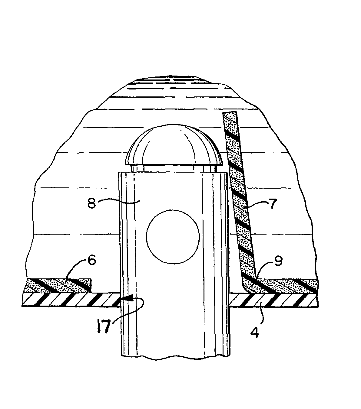 Probe actuated bottle cap and liner