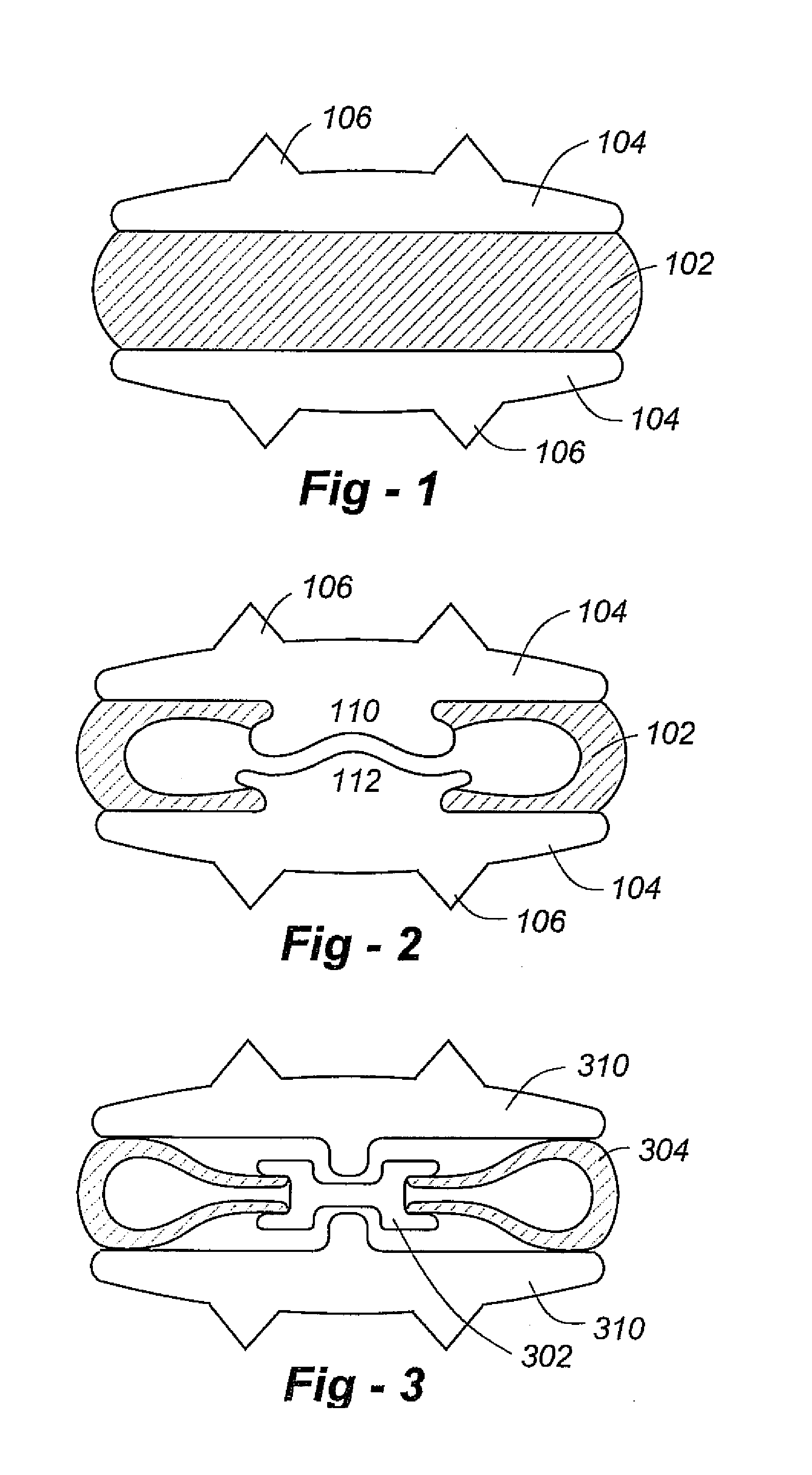 Artificial intervertebral disc replacements with endplates