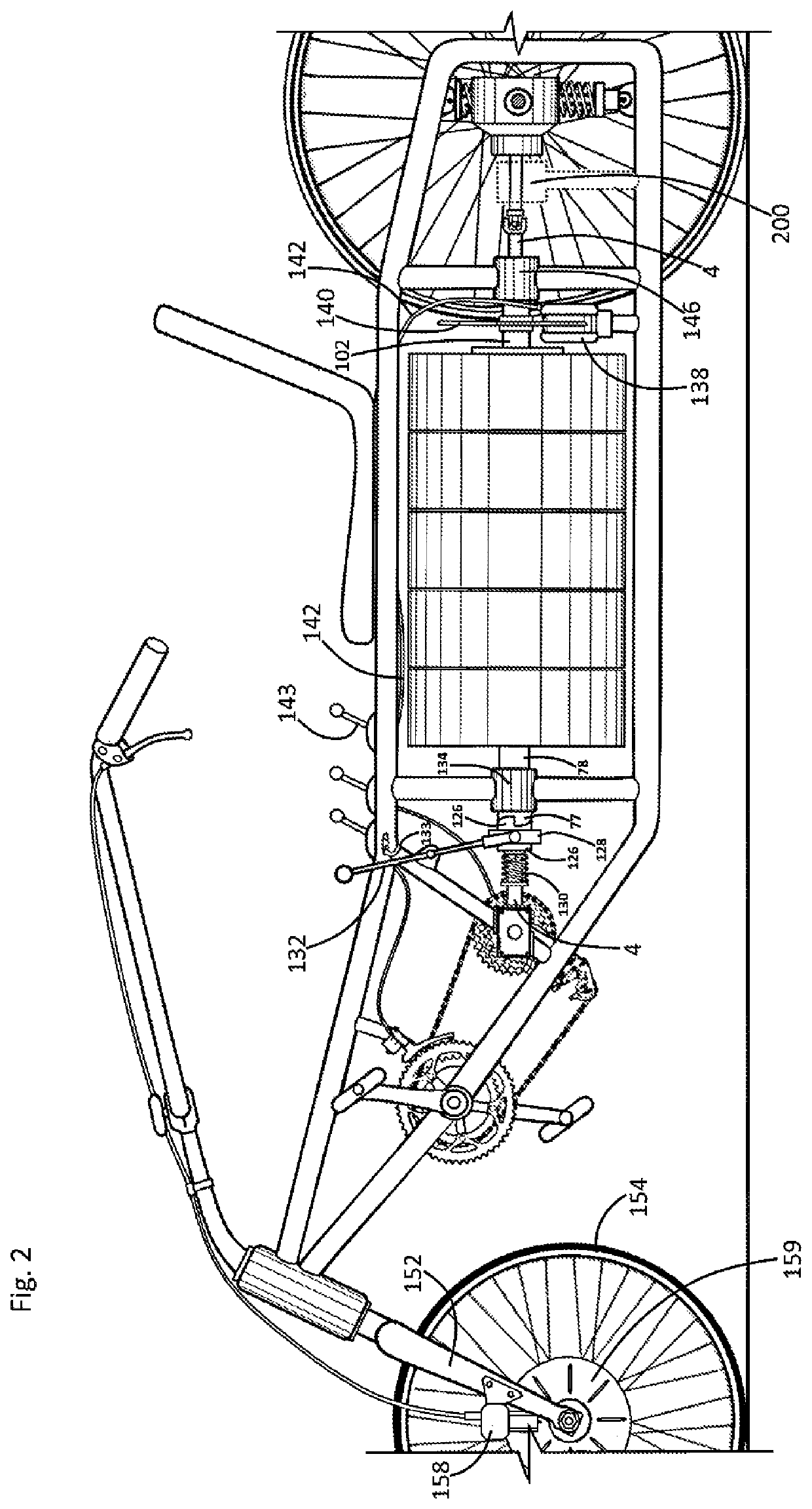 Pedal powered vehicle