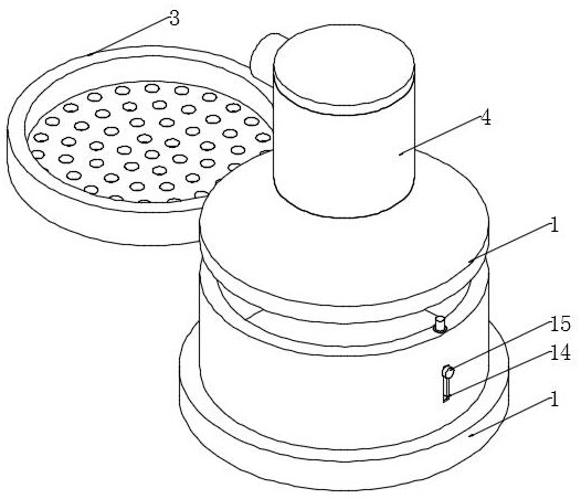 Device for producing hydrogen by using composition for producing hydrogen and composition for producing hydrogen