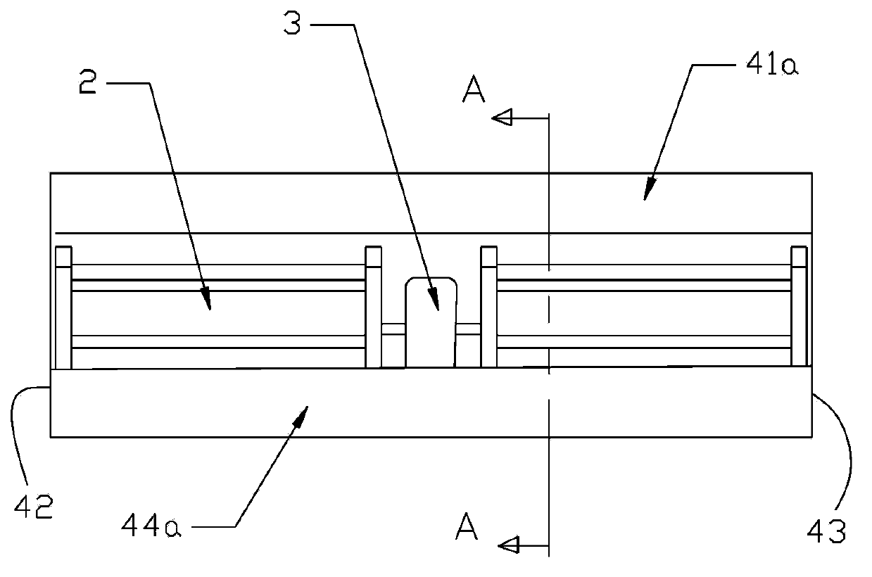 Lying cross-flow horizontal axis roof wind power generation device