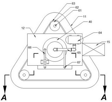 Material conveying drilling rescue device for mine collapse