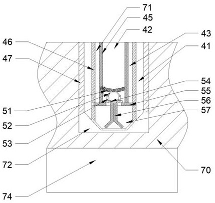 Material conveying drilling rescue device for mine collapse