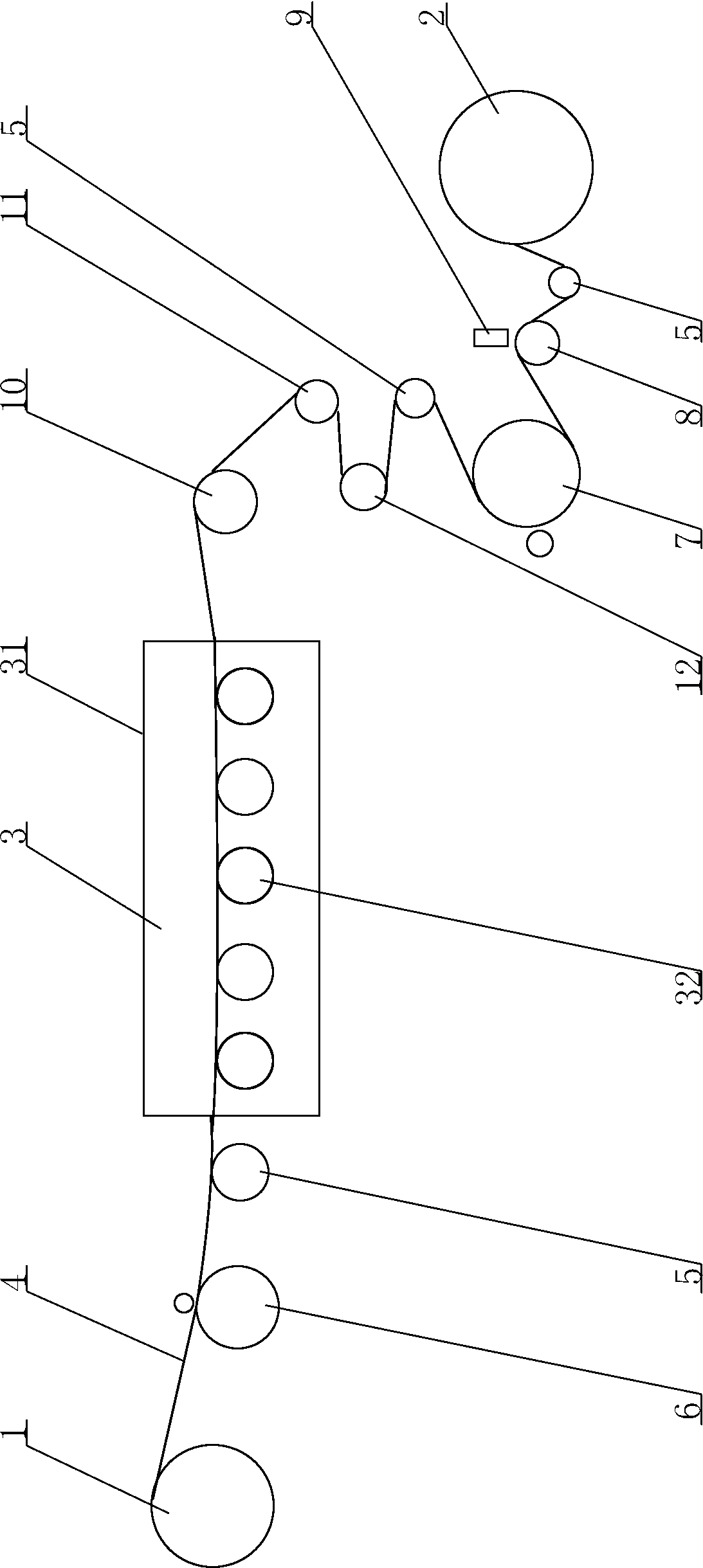 Method for determining length of film by thermally stretching film