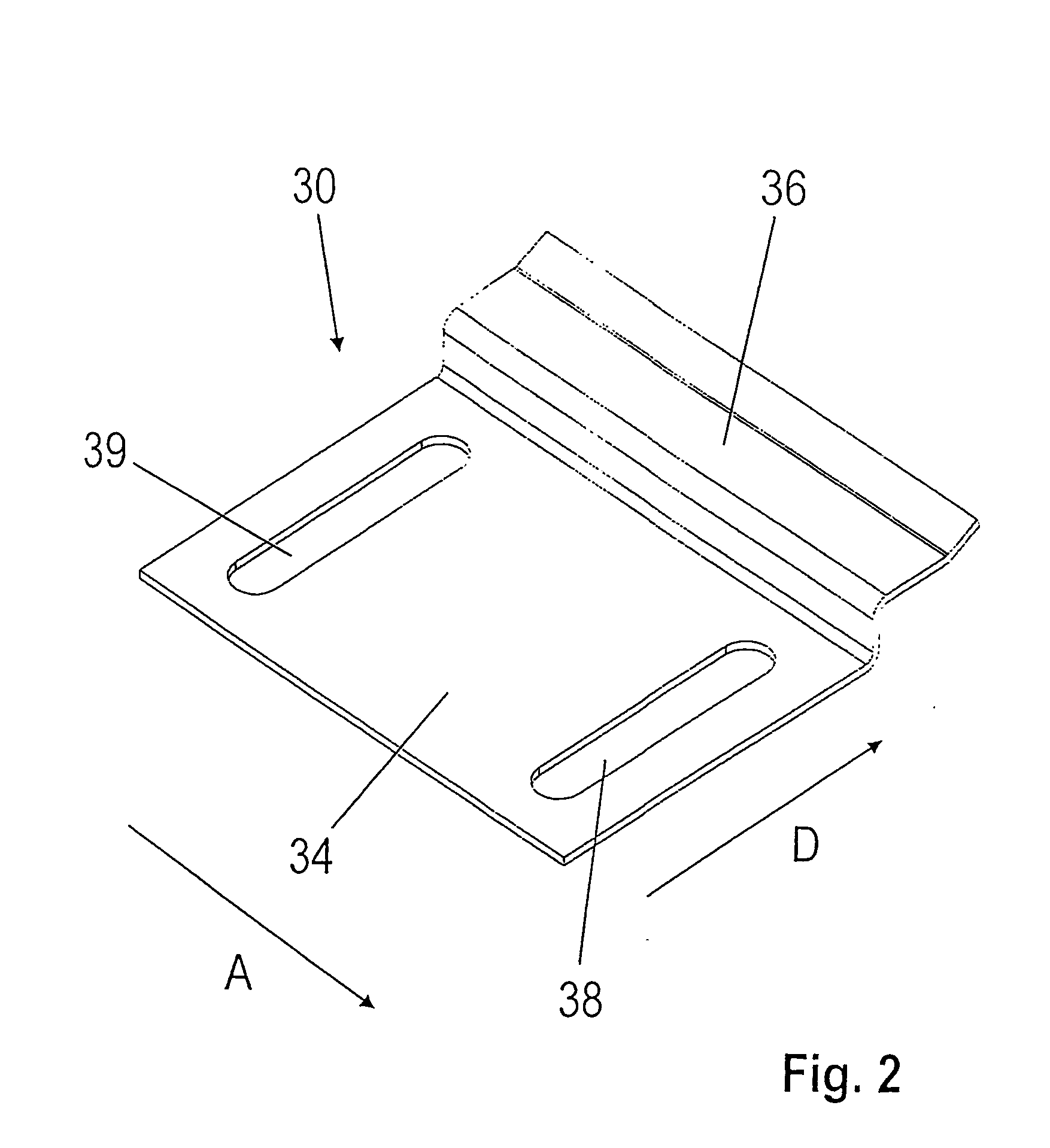 Mounting Plate for Electronic Components
