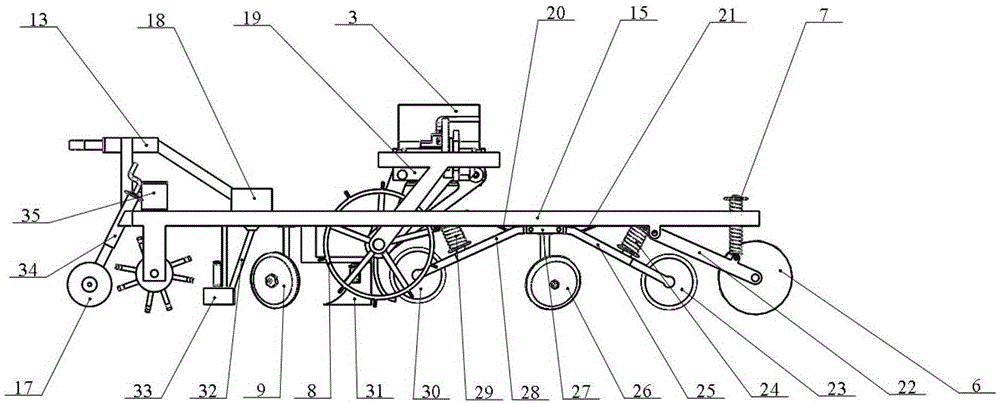 Wide-seedling-strip wheat precision planter achieving both minimal tillage and fertilizer and work method thereof