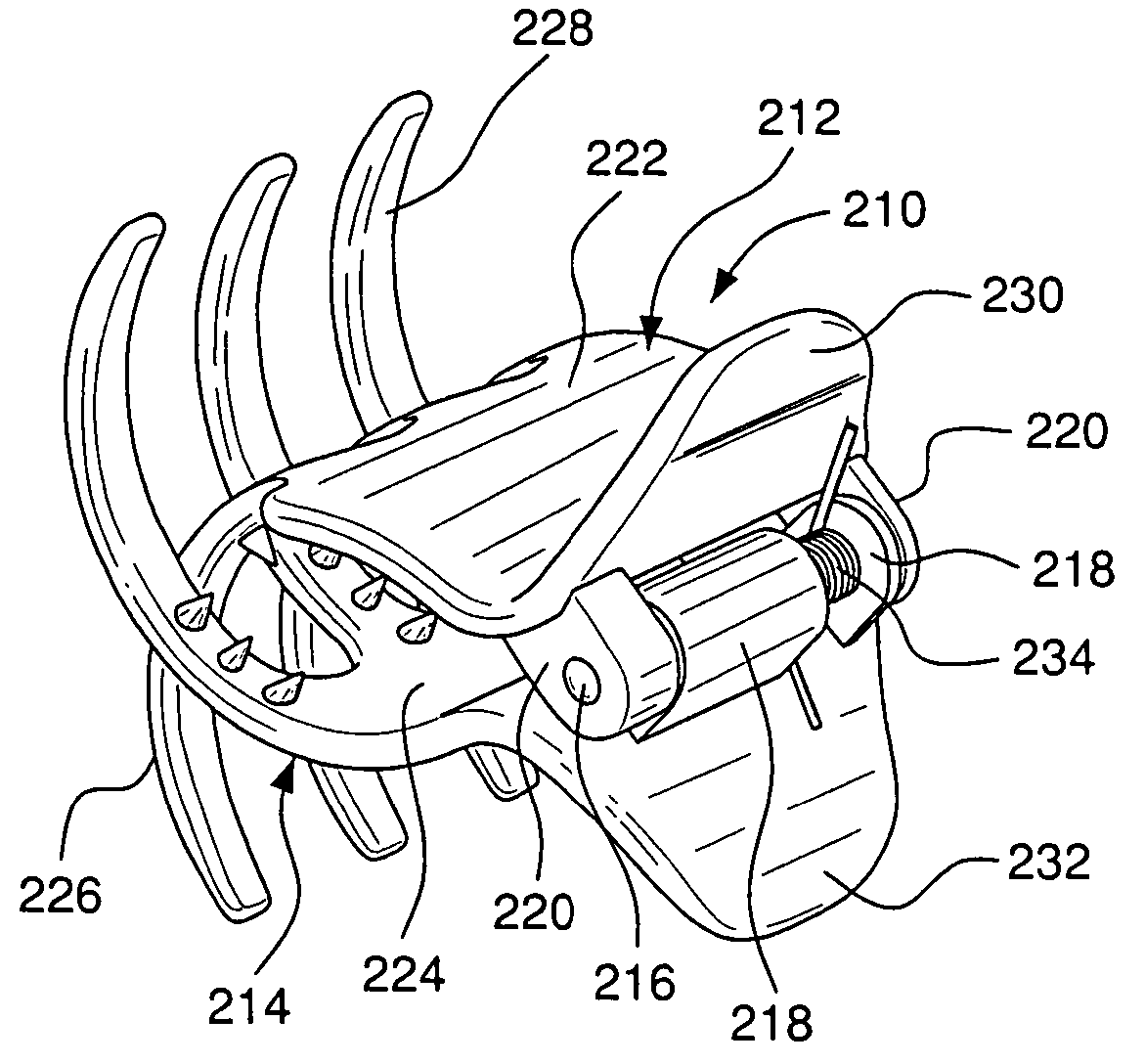 Adjustable hair holding device
