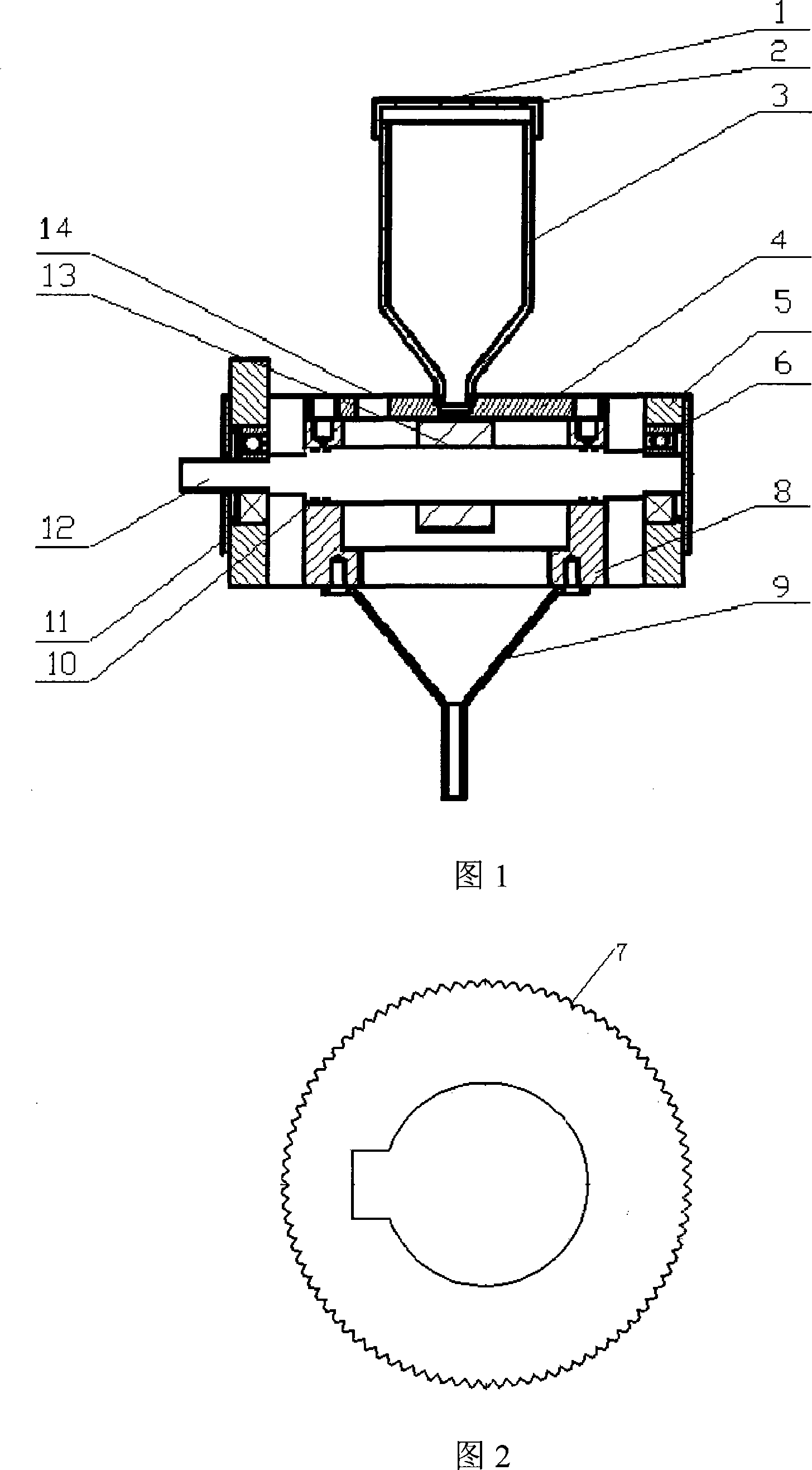 Synchronous powder feeder for laser reproduction