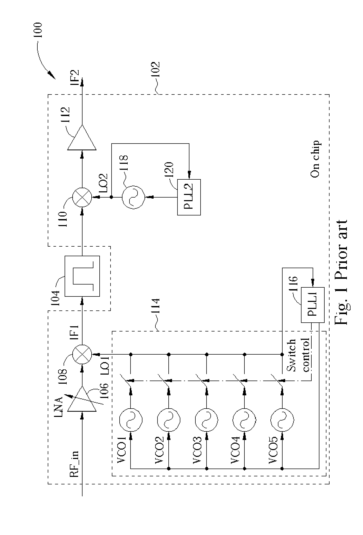 Television tuner and method of processing a received RF signal