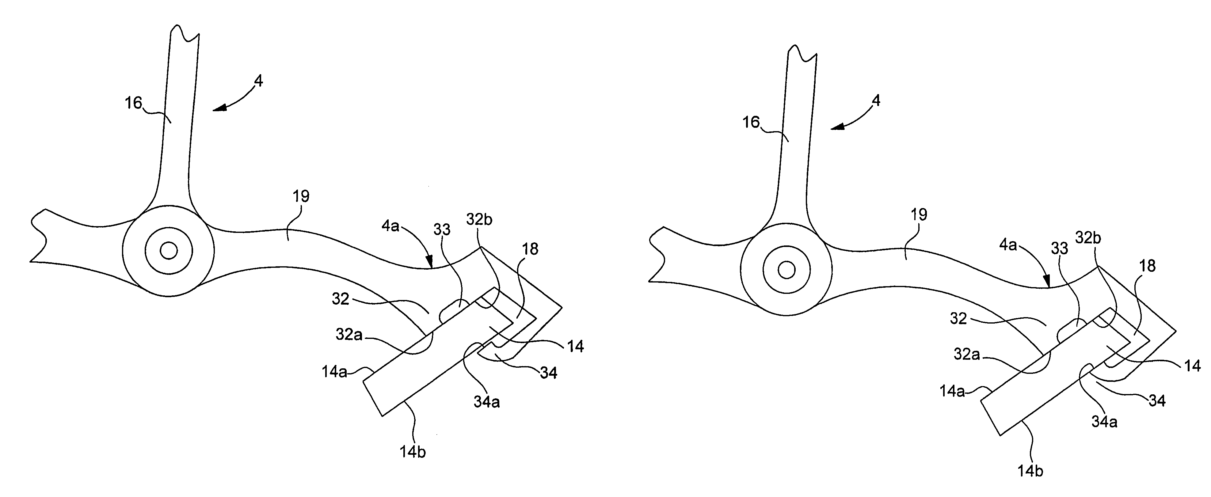Device and method for securing a pallet-stone to an escapement pallet of a timepiece movement