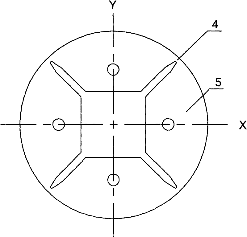 Mixed magnetic bearing with vertical-coil uniform radial pole and low-loss outer rotor