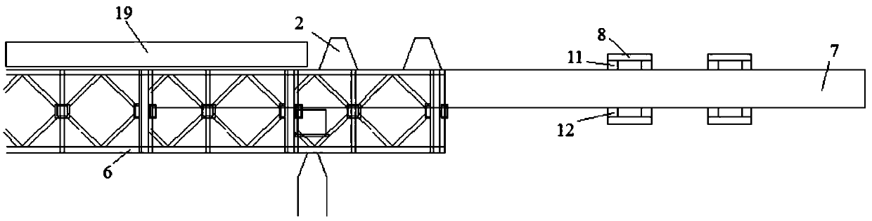 Steel pipe pile guiding frame structure and construction method
