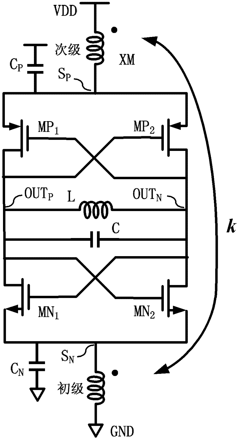 Oscillator with transformer-type noise filter