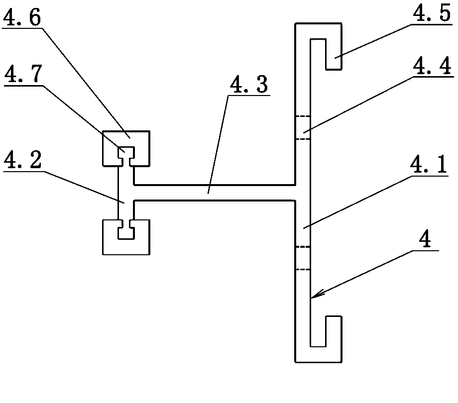 Spatial three-way adjustable flexible curtain wall connecting member and construction method thereof