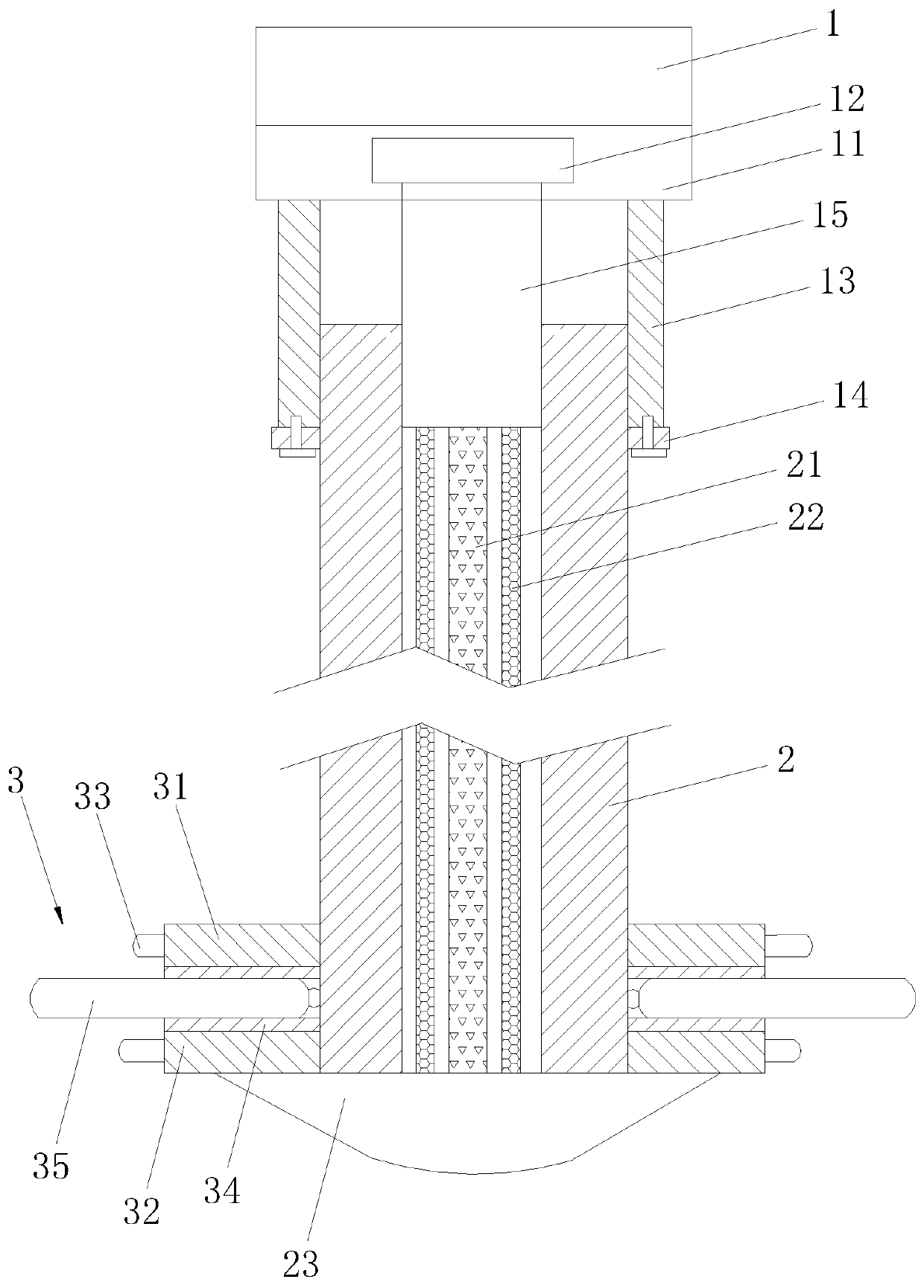 Mechanical expanding type anti-floating anchor and construction method thereof