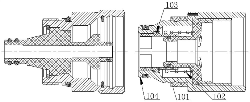 Oil gas recovery break-away valve