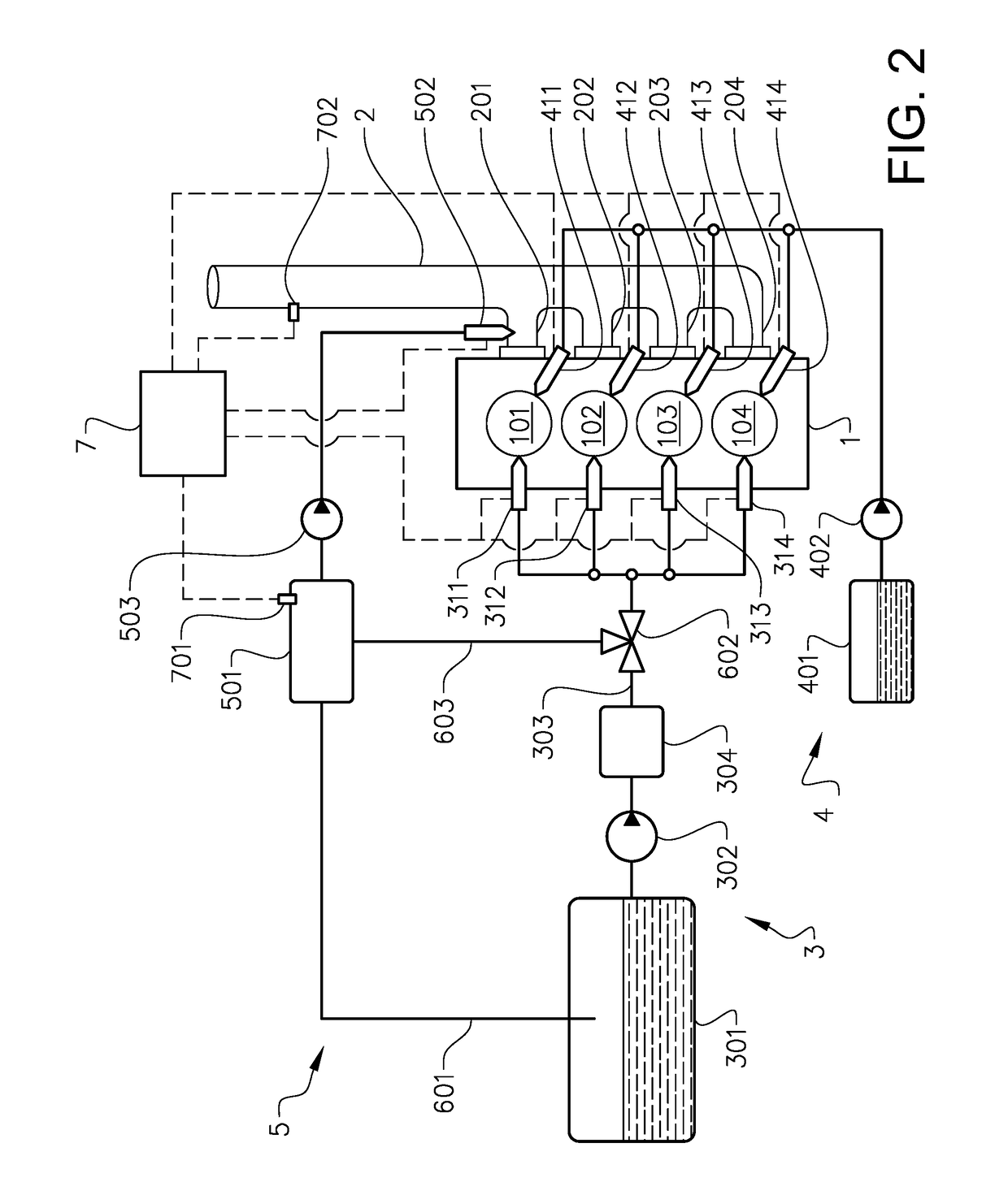A method for controlling a high pressure gas injection internal combustion engine
