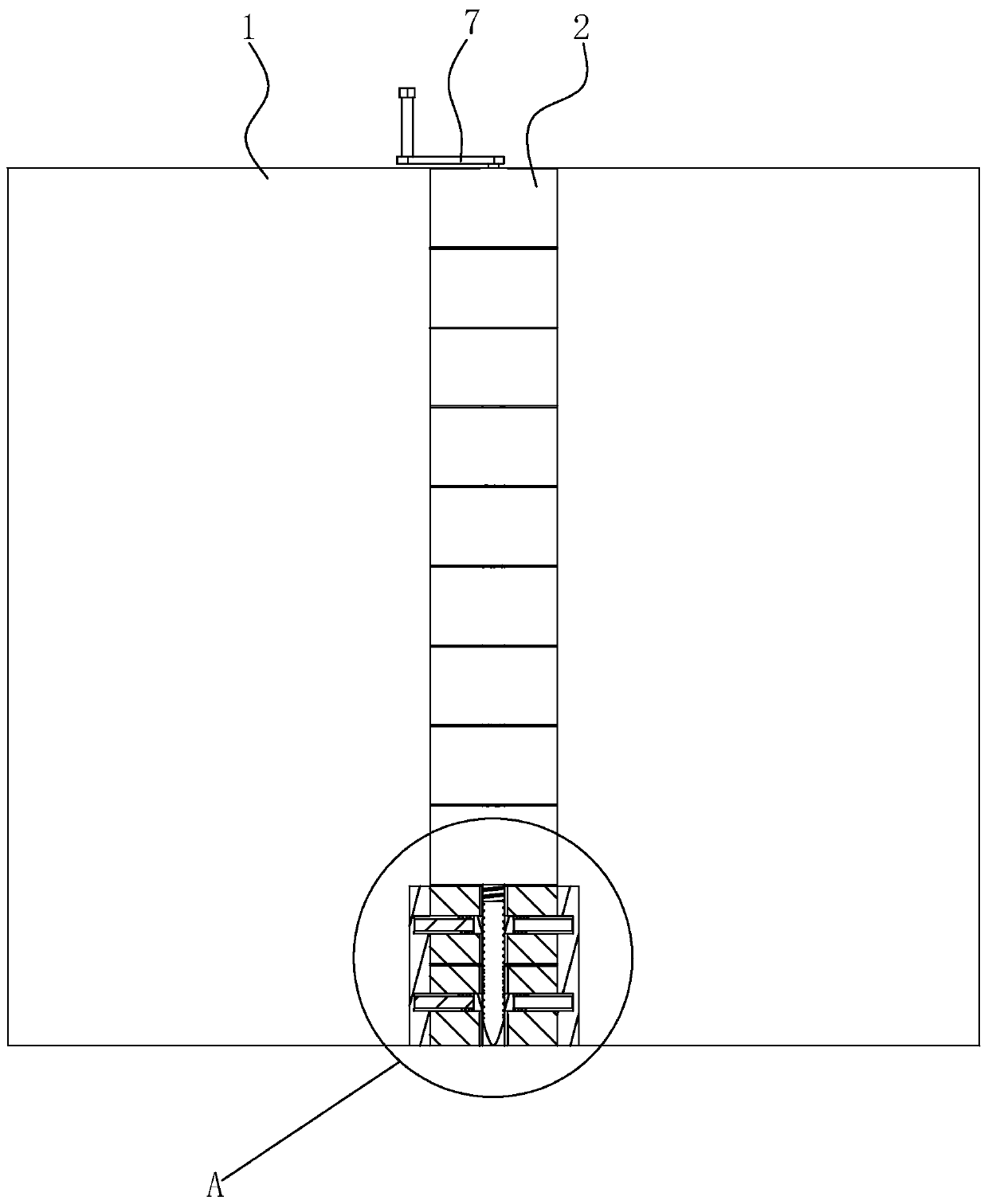 Wall structure of house building and construction method