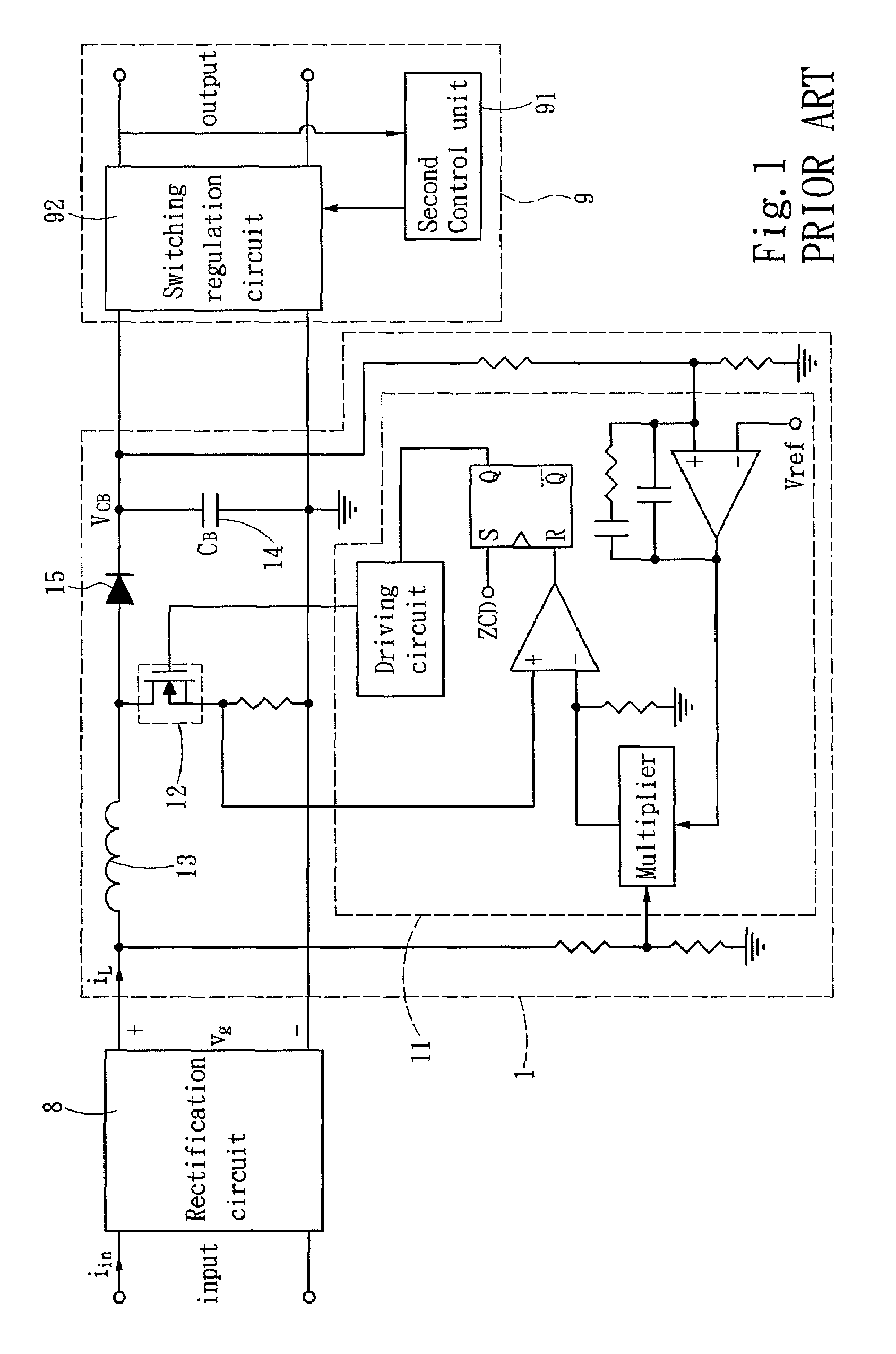 Means of eliminating electrolytic capacitor as the energy storage component in the single phase AD/DC two-stage converter