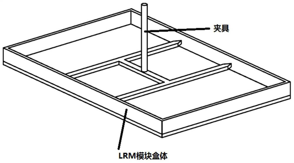 Protection method of high-corrosion-resistance airborne aluminum-based LRM module