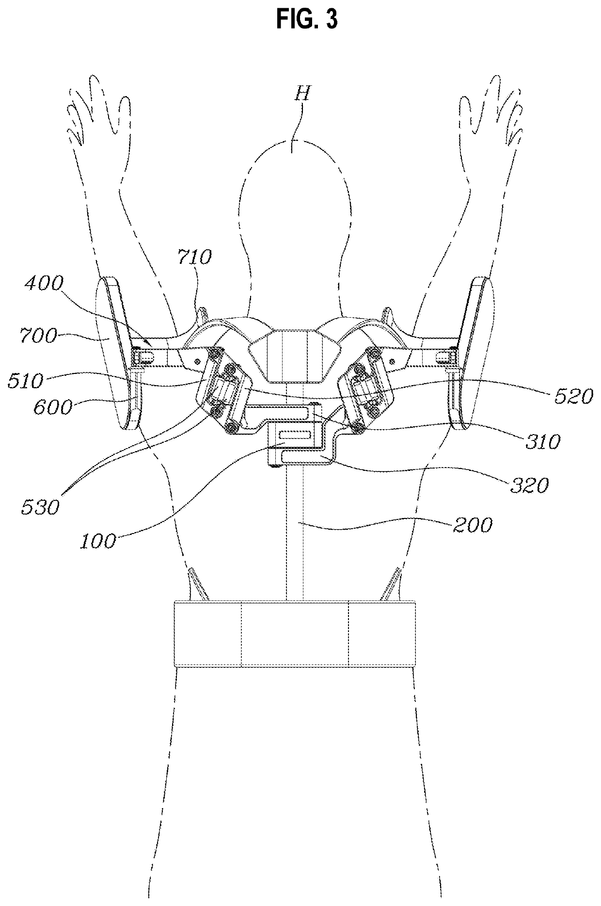 Wearable apparatus for assisting muscular strength