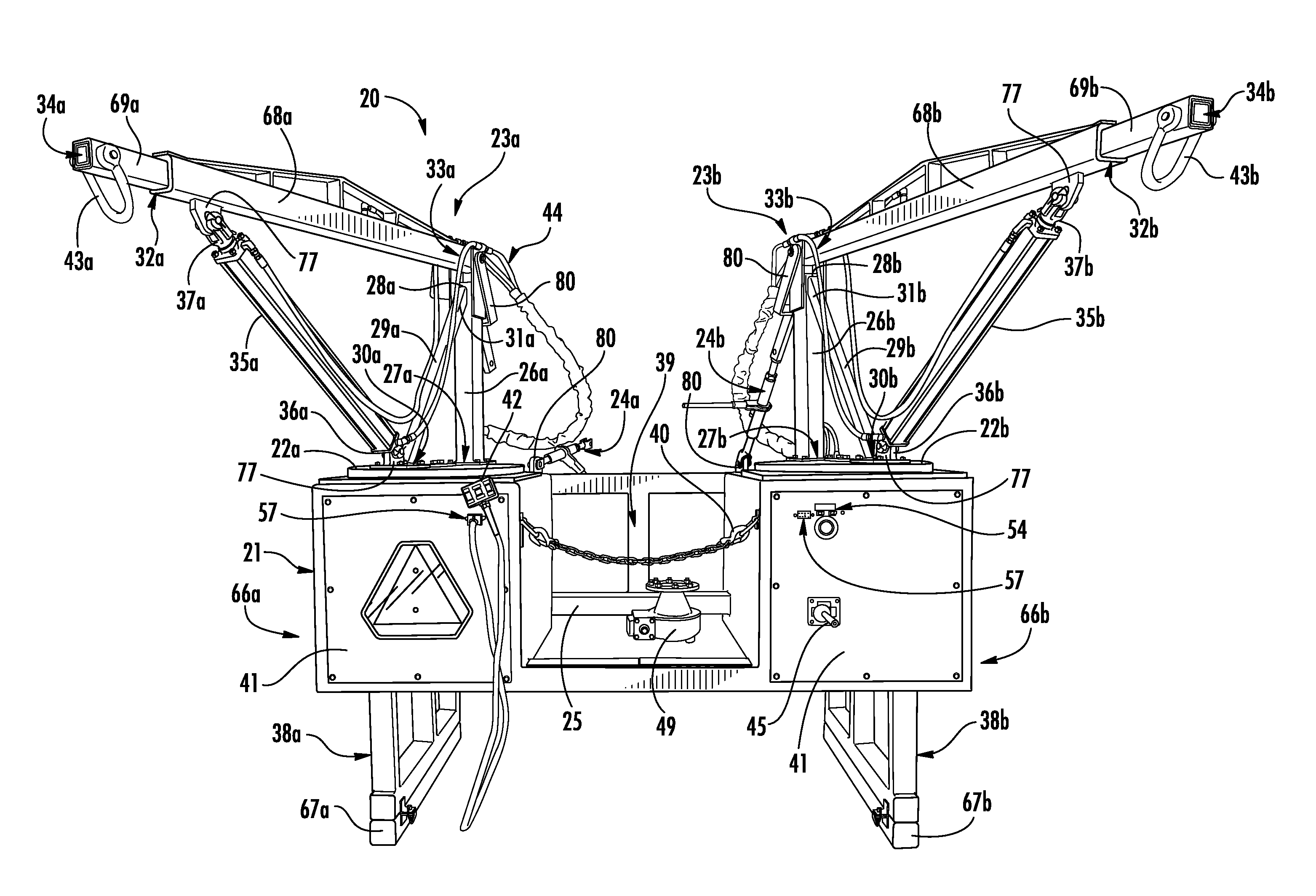 Dual crane apparatus and method of use