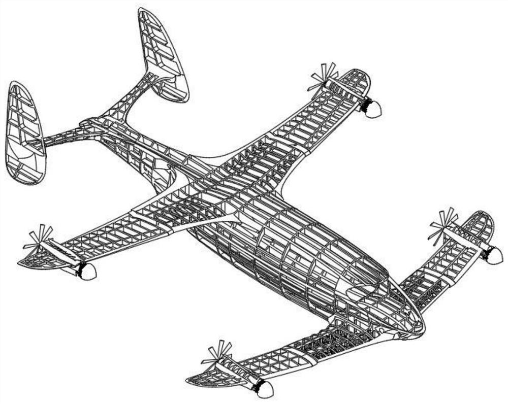 Novel-configuration tilt rotor aircraft and flight control method thereof