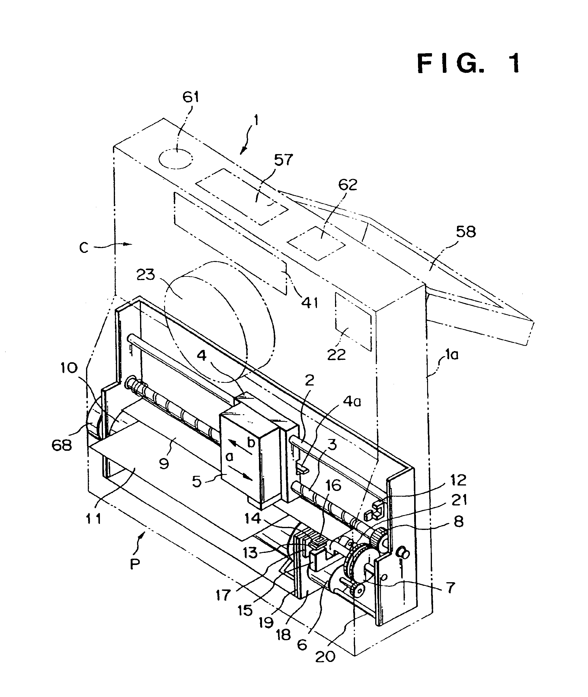 Printer-built-in image-sensing apparatus and electric-consumption control method thereof
