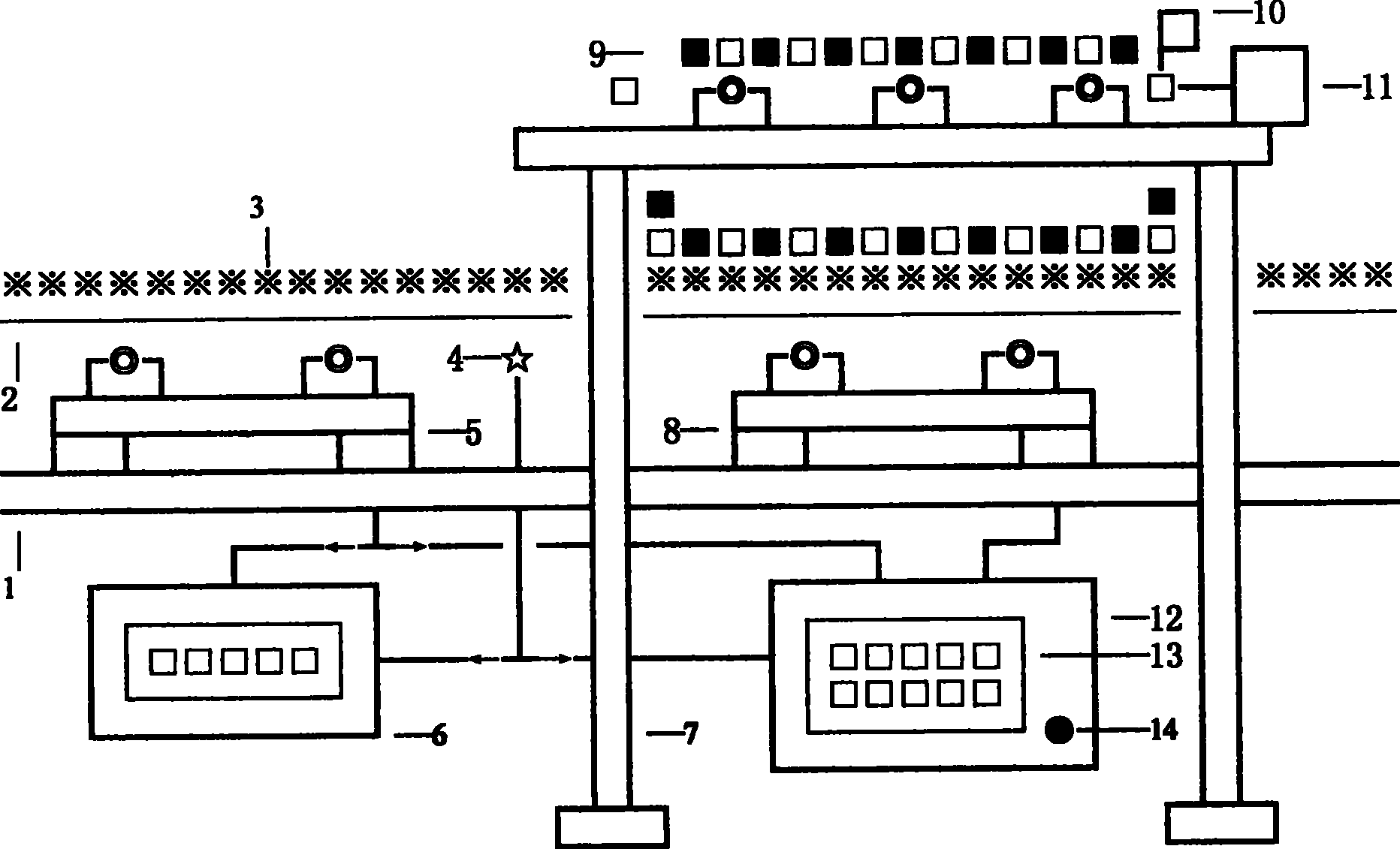 Online material calibration apparatus for belt scales