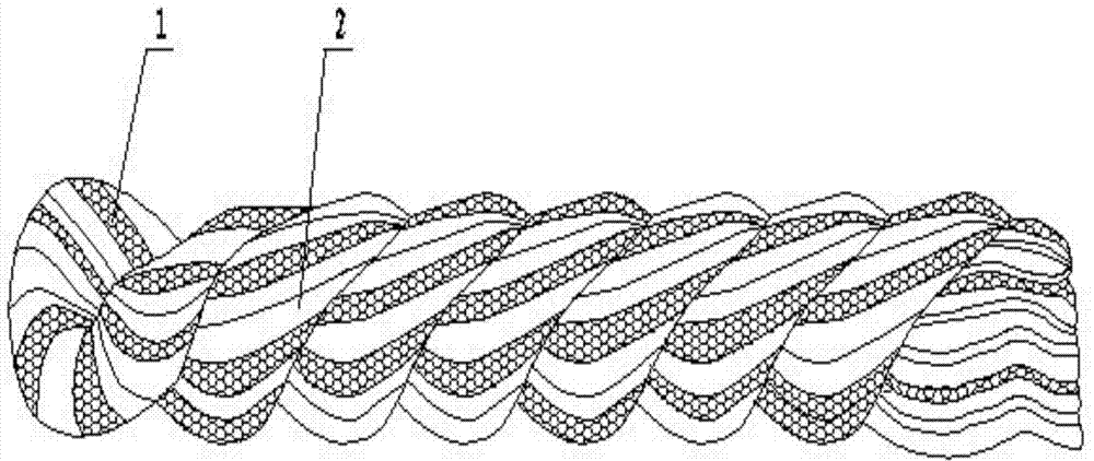 Stuffed fried dough twist capable of inhibiting absorption of sucrose and regulating fat metabolism after eating, and manufacturing method thereof