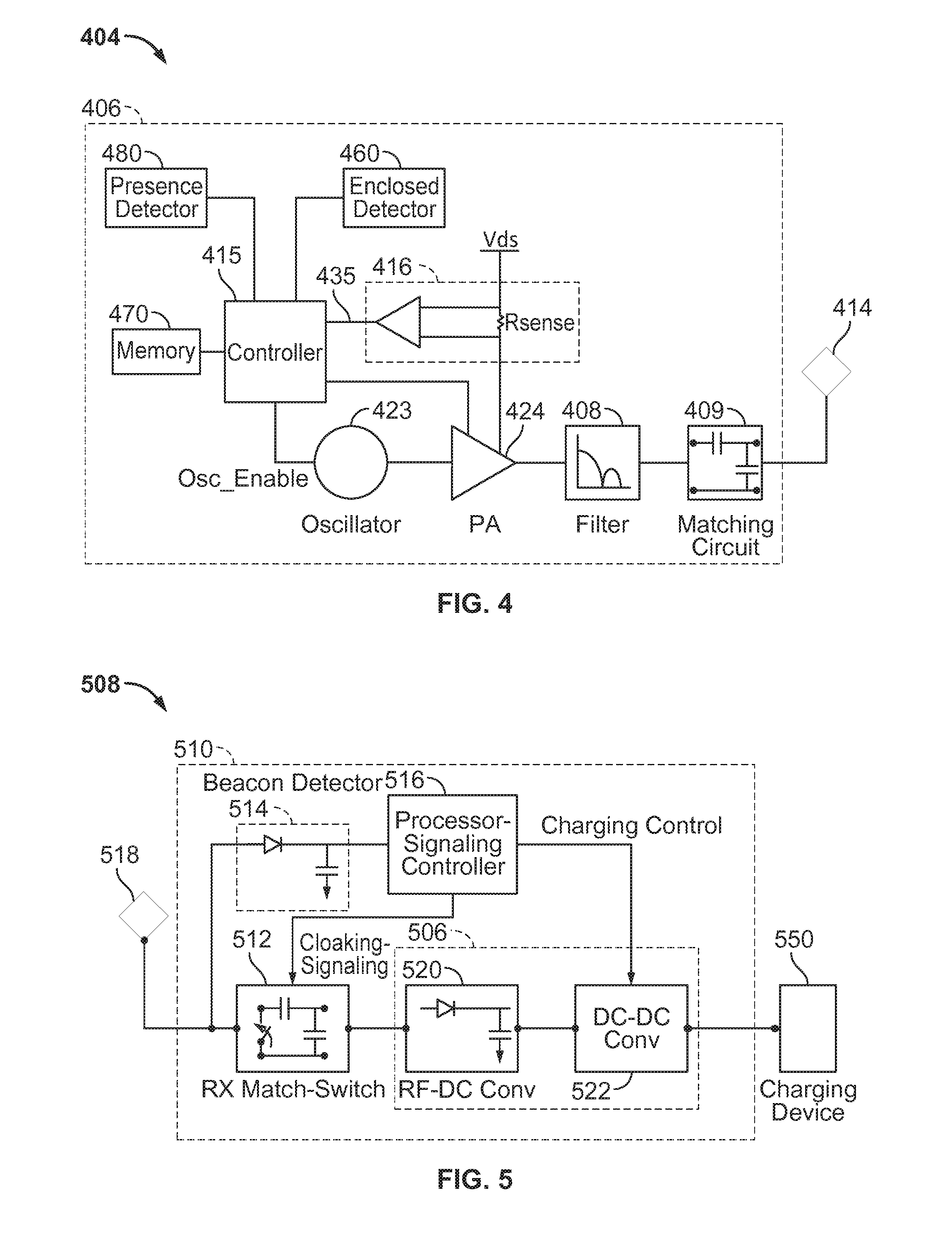 Systems and methods for induction charging with a closed magnetic loop