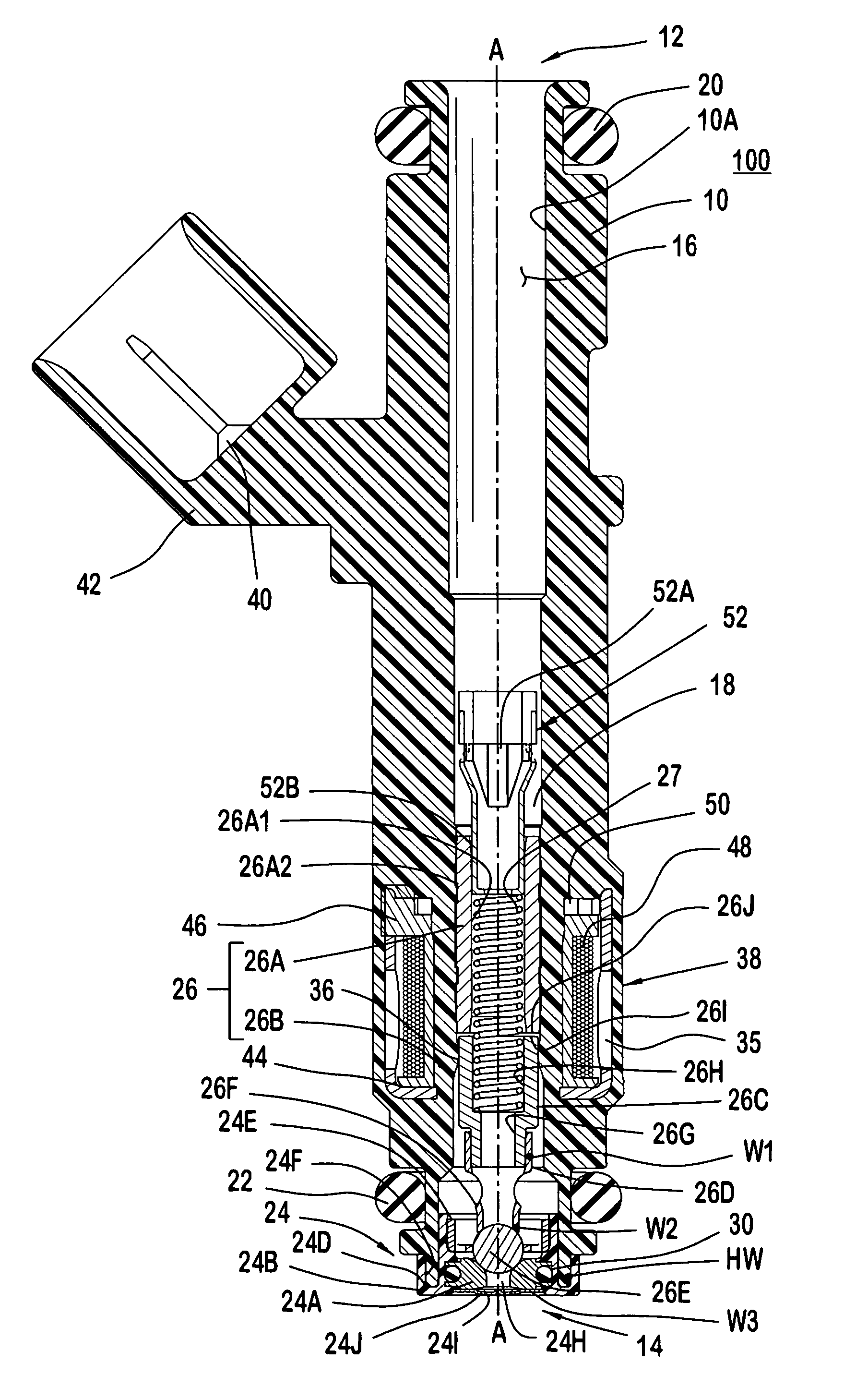 Method of manufacturing a polymeric bodied fuel injector