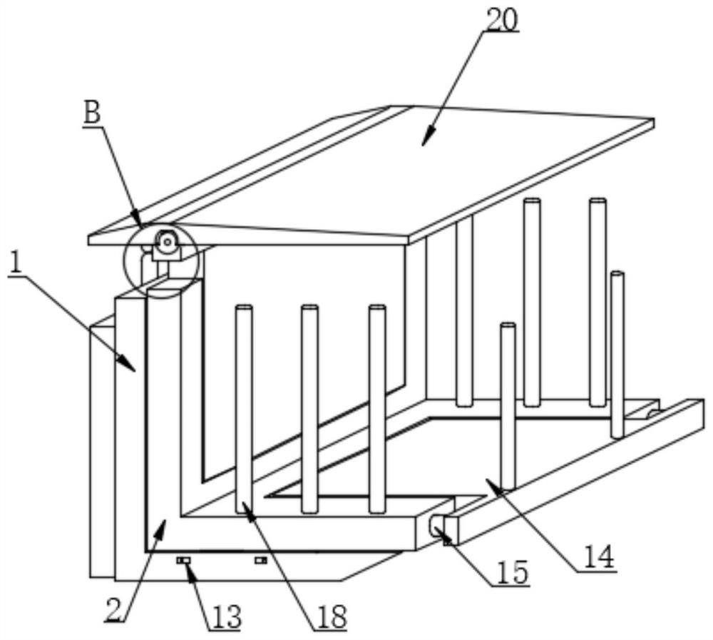 Mounting device for building electrical equipment