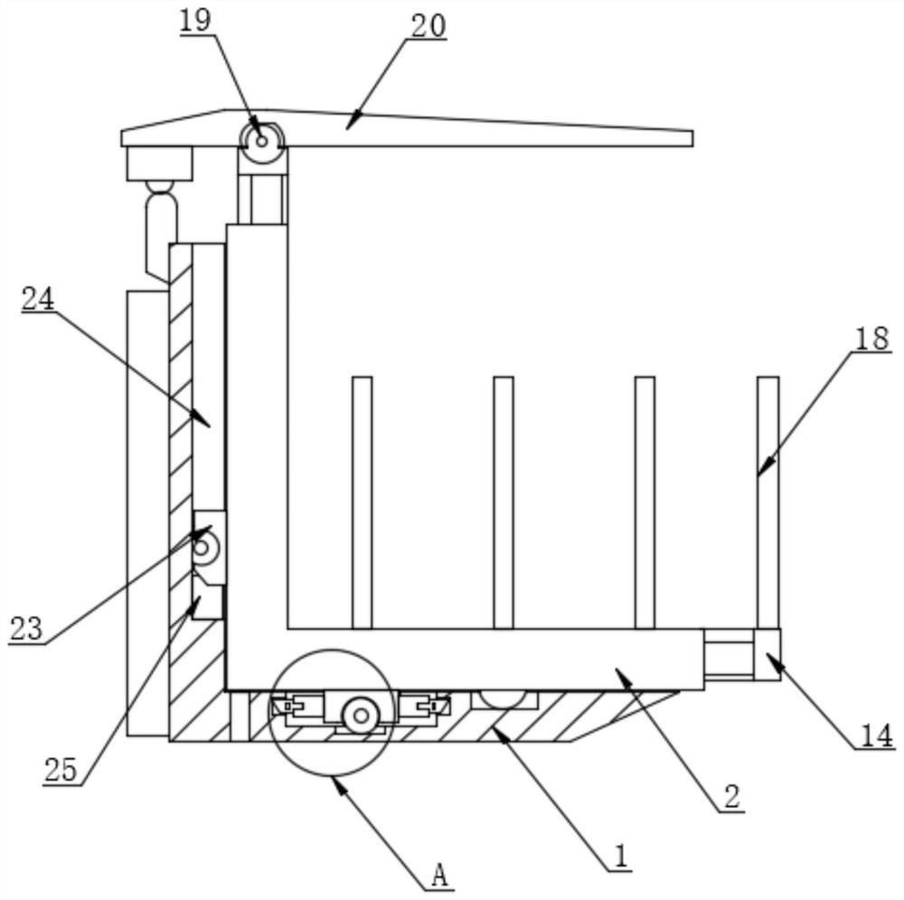 Mounting device for building electrical equipment