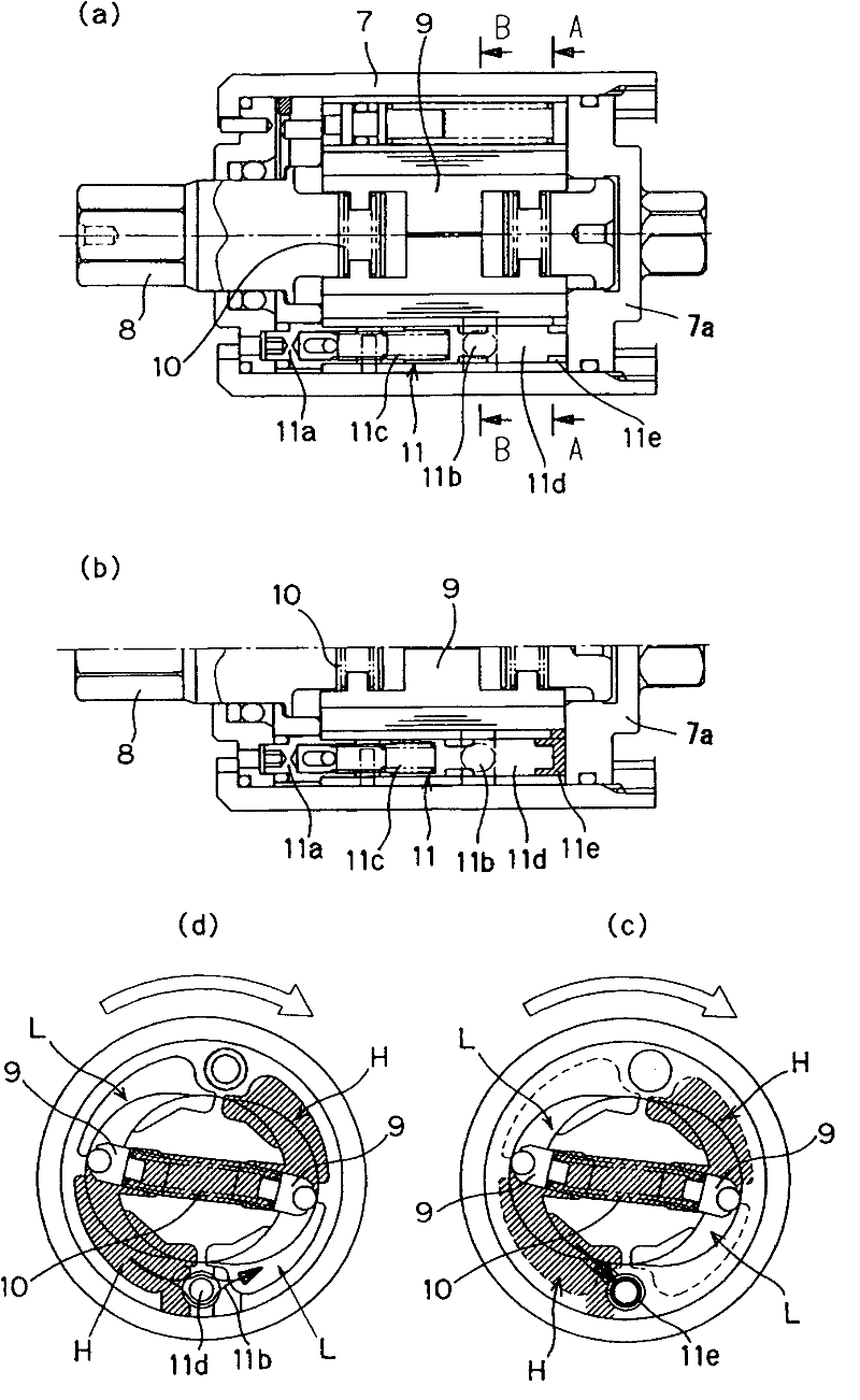 Impact torque adjusting device of hydraulic torque wrench