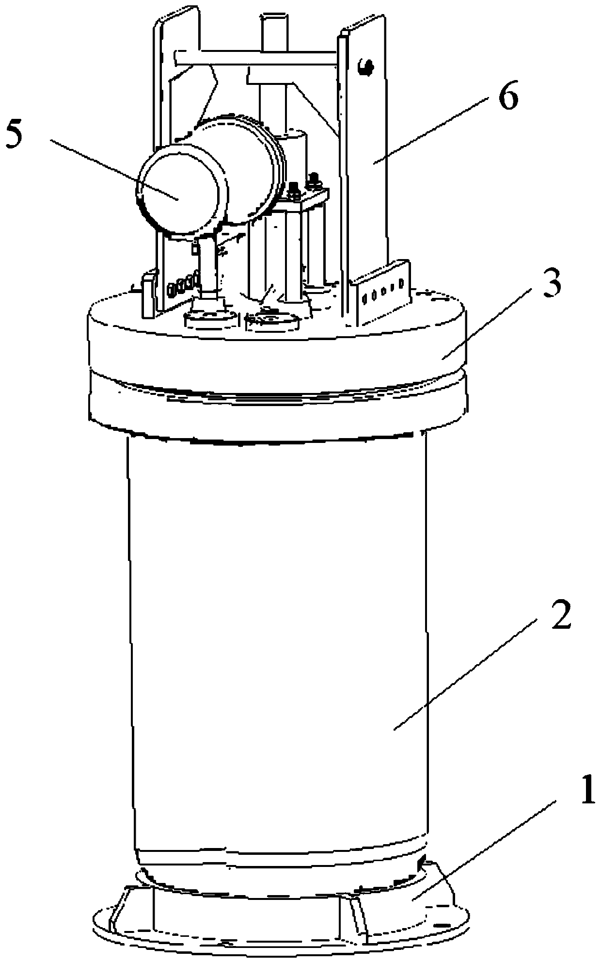A pressure tank for testing the performance of underwater connectors