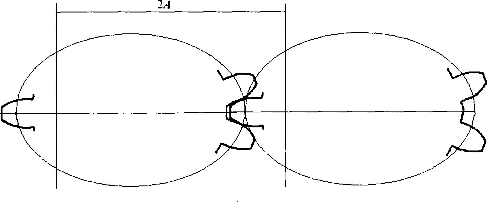 Helical teeth elliptic gear as well as method for three-dimensional model-building accurately and entity shaping