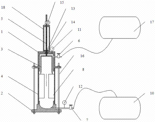A safety separation device for small composite solid rocket motor case and grain