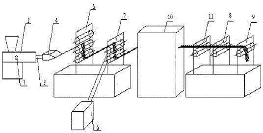 Manufacturing method and device of plastic hook hook and loop fastener and plastic hook hook and loop fastener