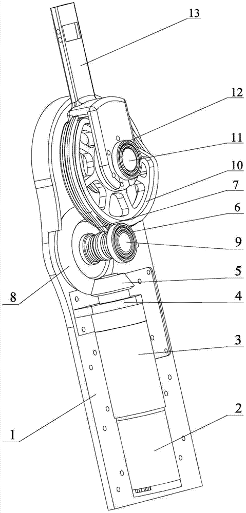 A steel wire transmission series flexible drive joint