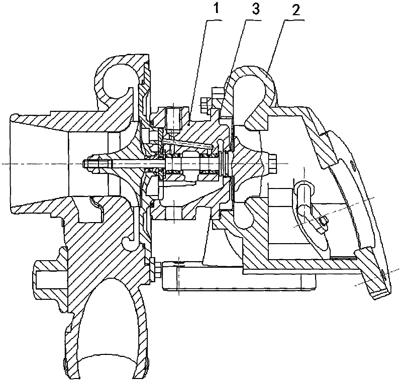 Turbocharger heat insulation structure