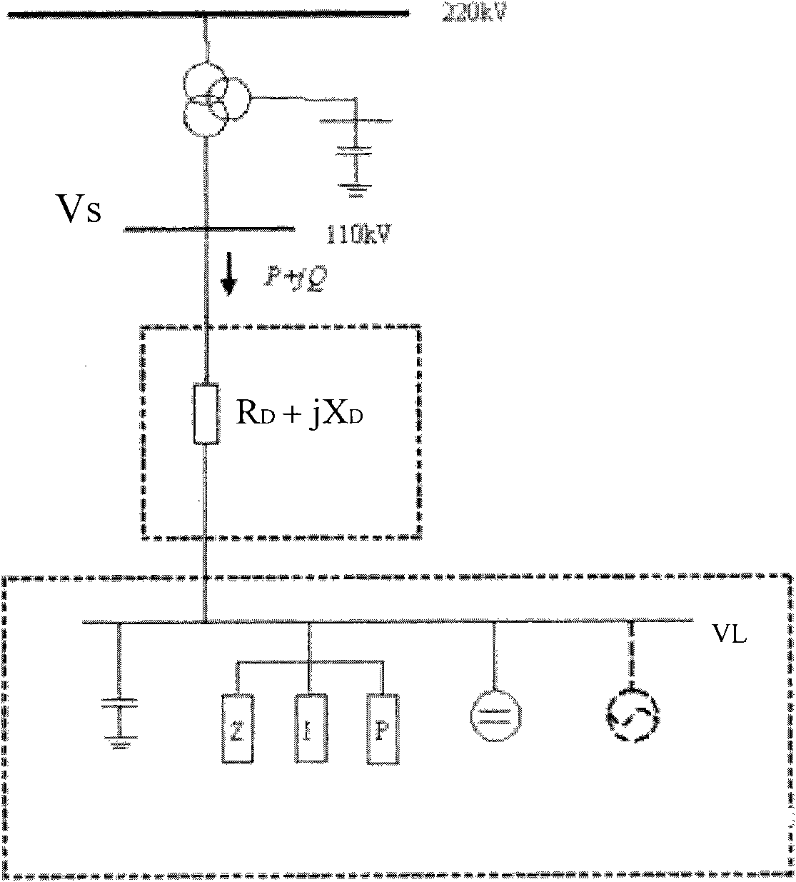 Risk evaluation method for transmission capacity of electric network